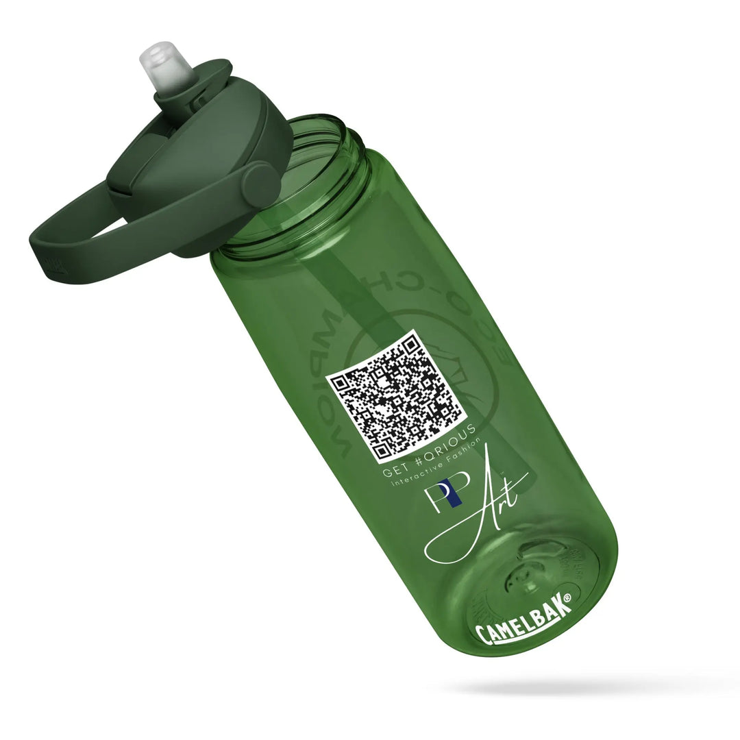 Eco Champion | Flip straw water bottle GeorgeKenny Design