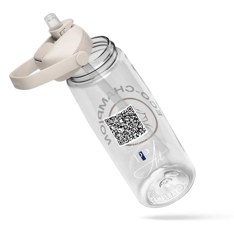Eco Champion | Flip straw water bottle GeorgeKenny Design