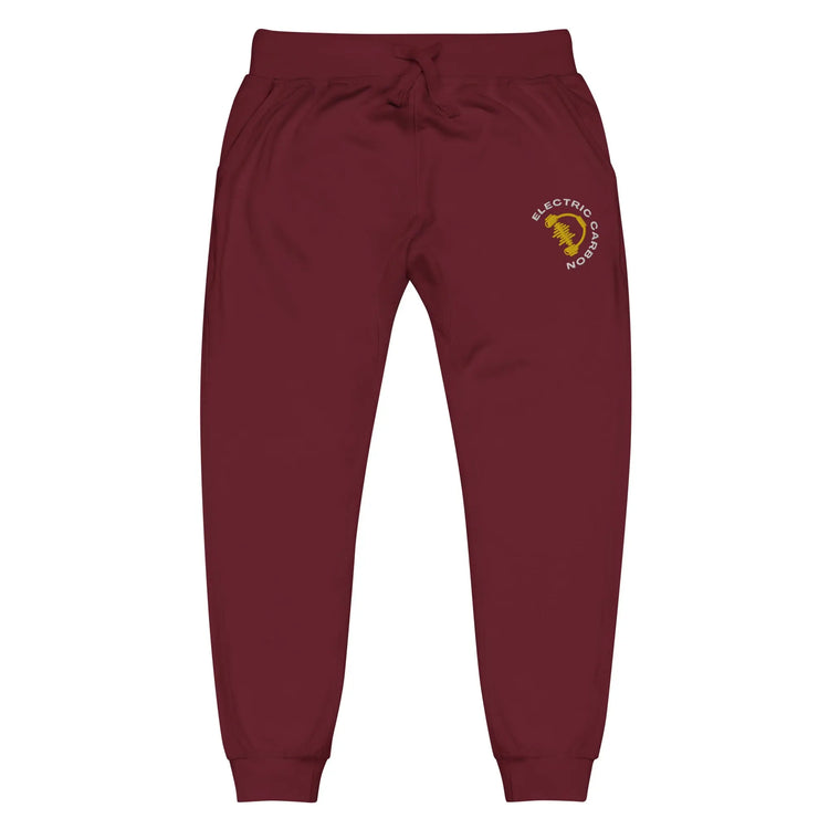 Electric Carbon | Embroidered fleece sweatpants GeorgeKenny Design