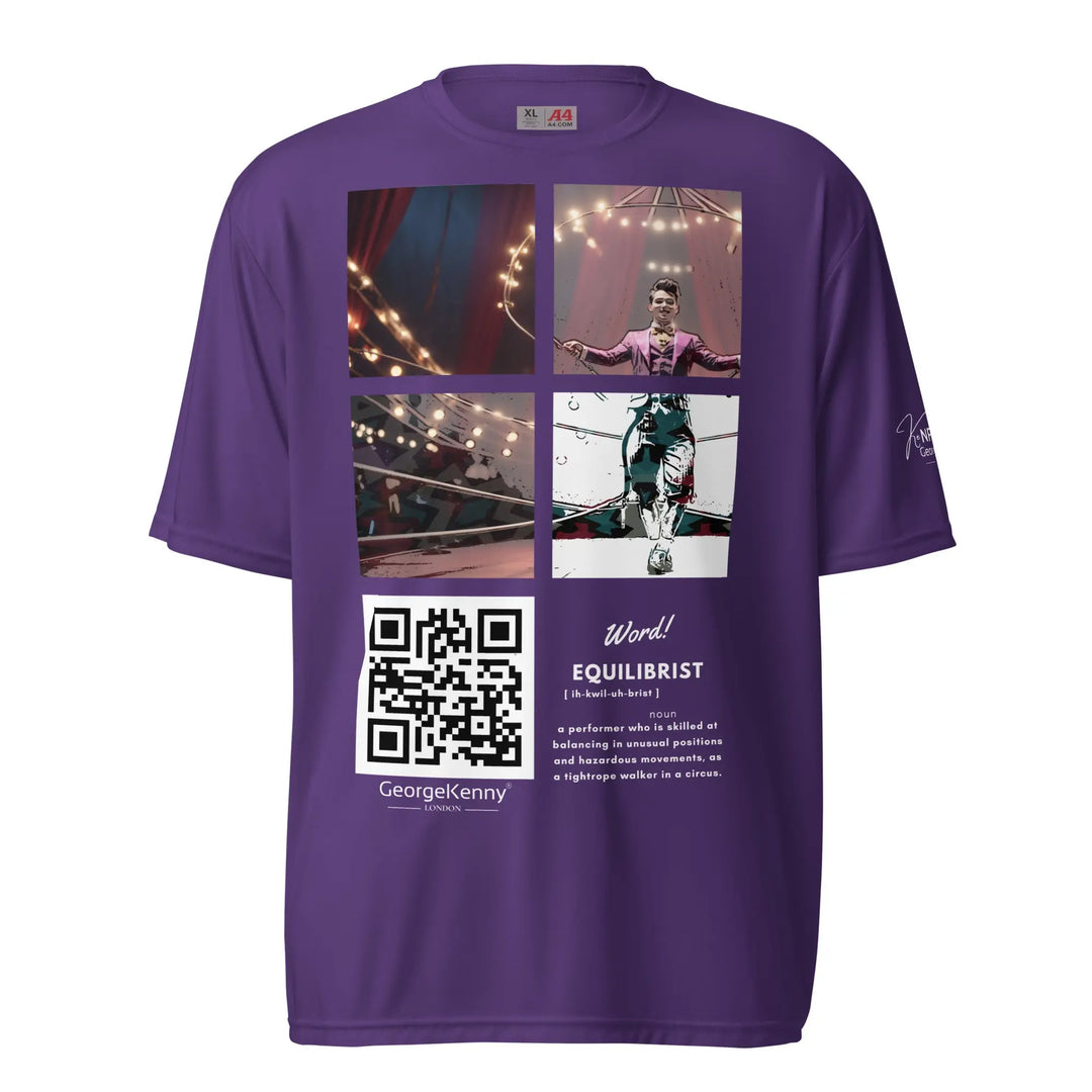 Equilibrist | Performance Moisture-wicking T-shirt GeorgeKenny Design
