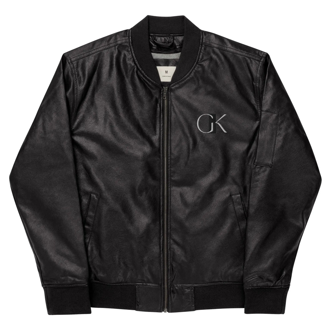 Leather Bomber Jacket GeorgeKenny Design
