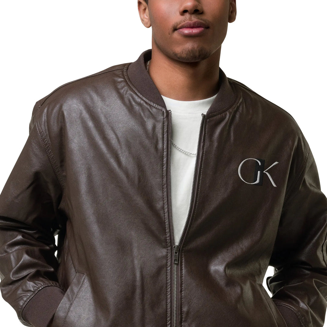 Leather Bomber Jacket GeorgeKenny Design
