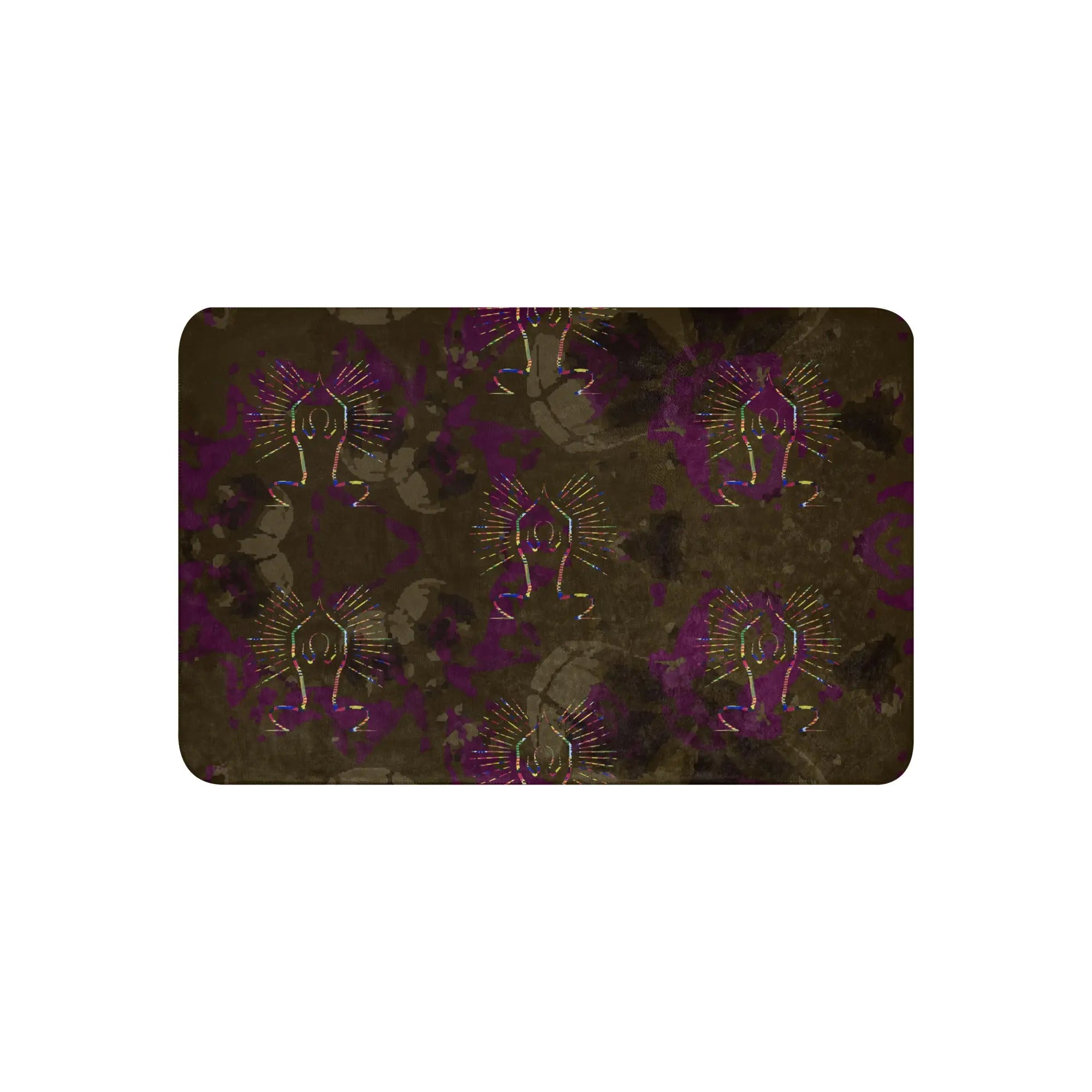 Lounging Meditate | Sherpa blanket GeorgeKenny Design