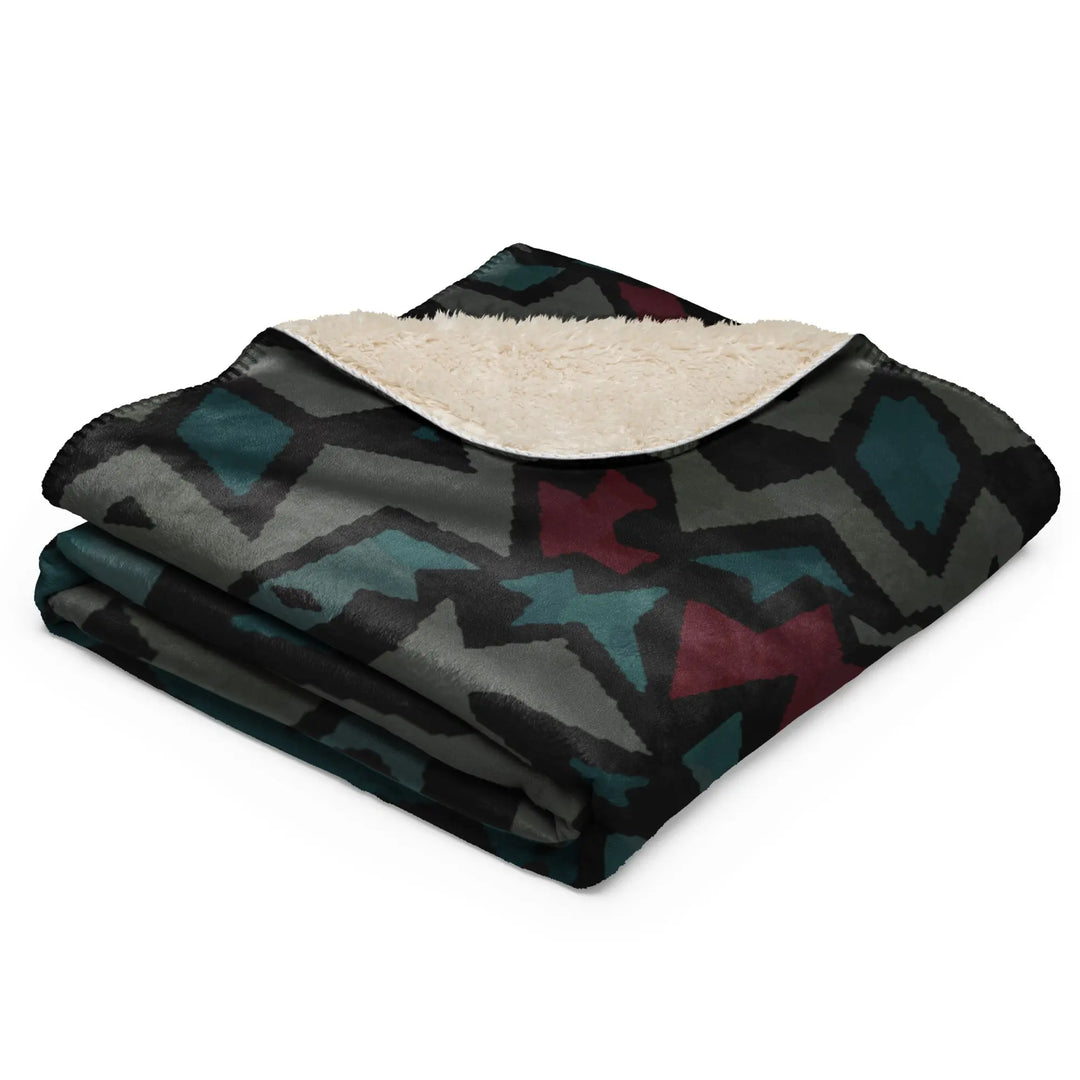 Lounging Pen | Sherpa blanket GeorgeKenny Design