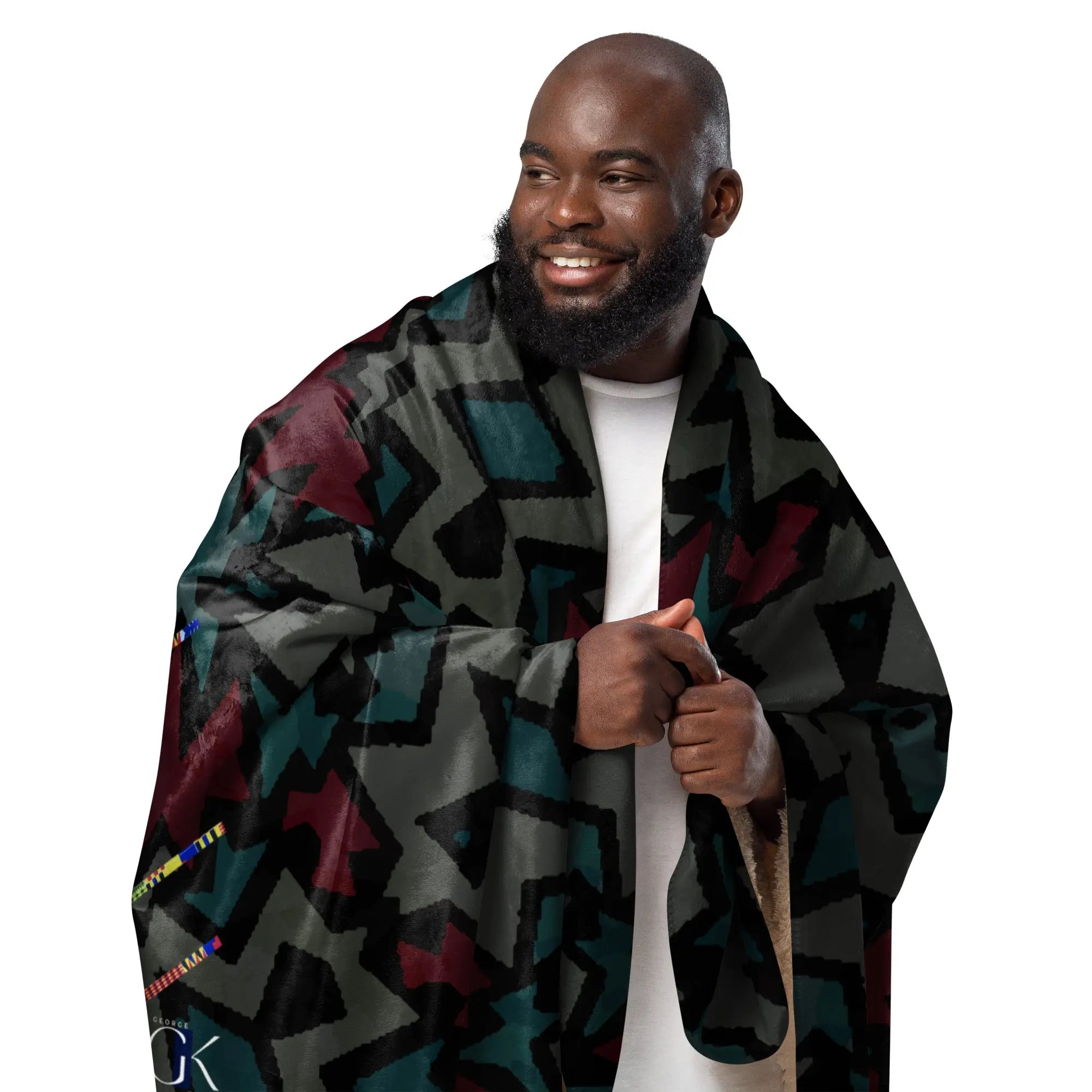 Lounging Pen | Sherpa blanket GeorgeKenny Design