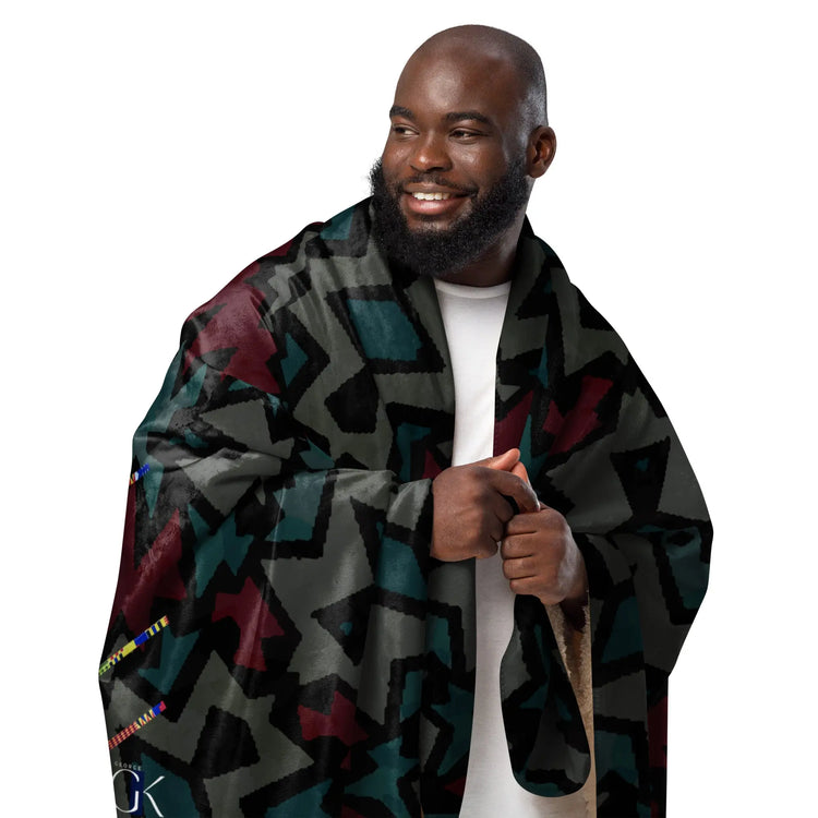 Lounging Pen | Sherpa blanket GeorgeKenny Design