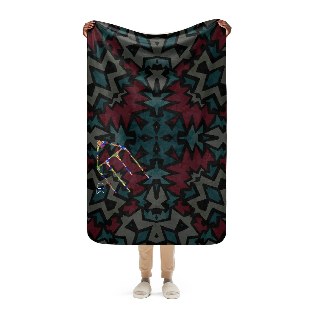 Lounging Pen | Sherpa blanket GeorgeKenny Design