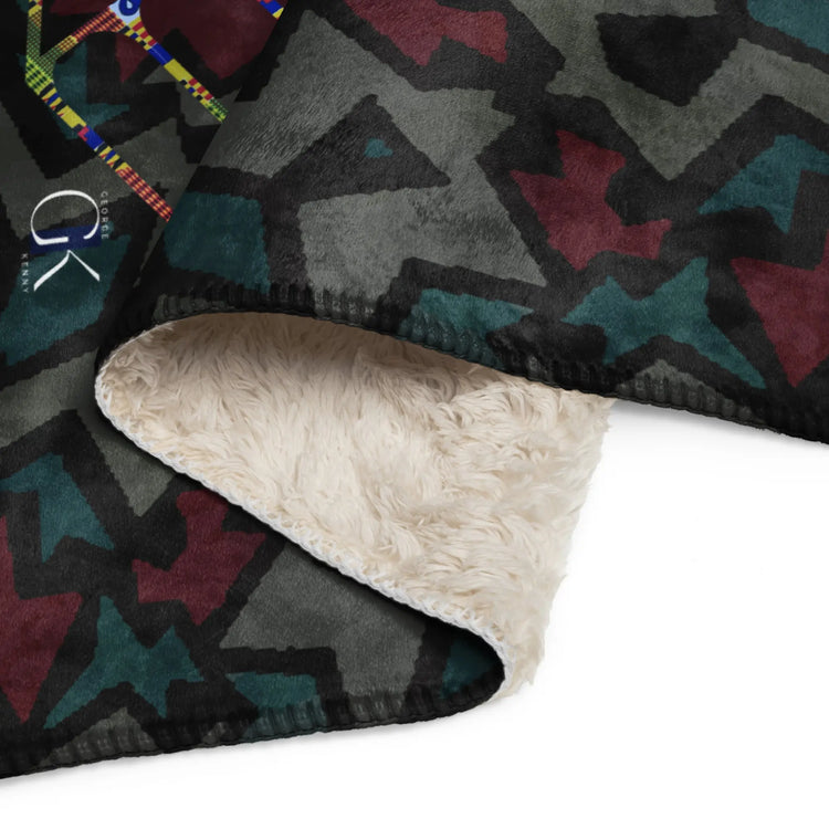 Lounging Pen | Sherpa blanket GeorgeKenny Design