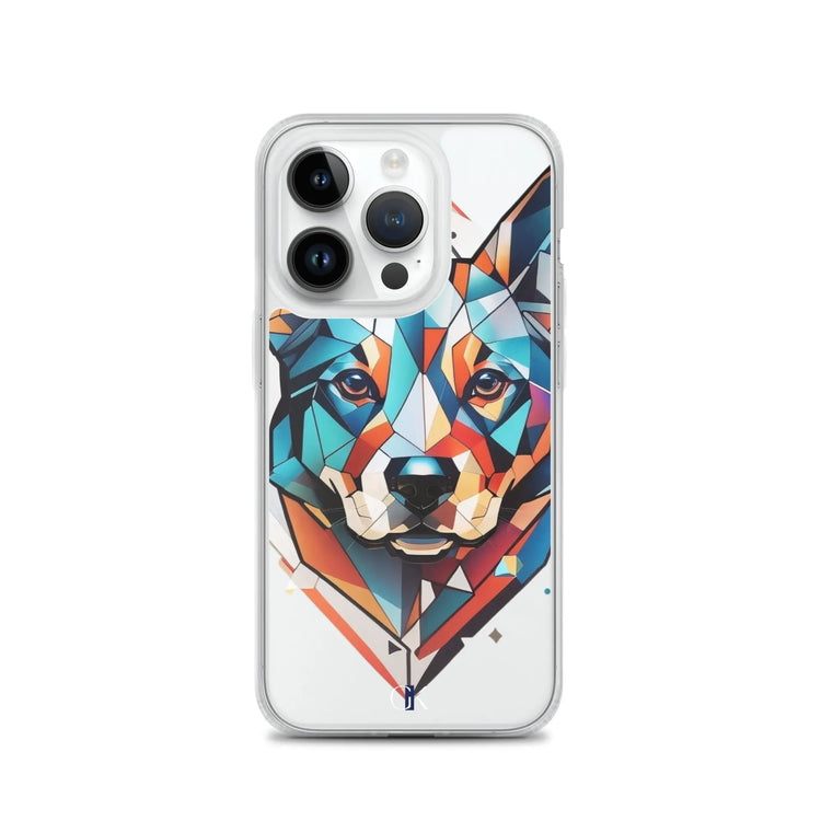 Mans Best Friend | MagSafe® clear case for iPhone® GeorgeKenny Design