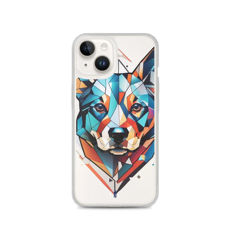 Mans Best Friend | MagSafe® clear case for iPhone® GeorgeKenny Design