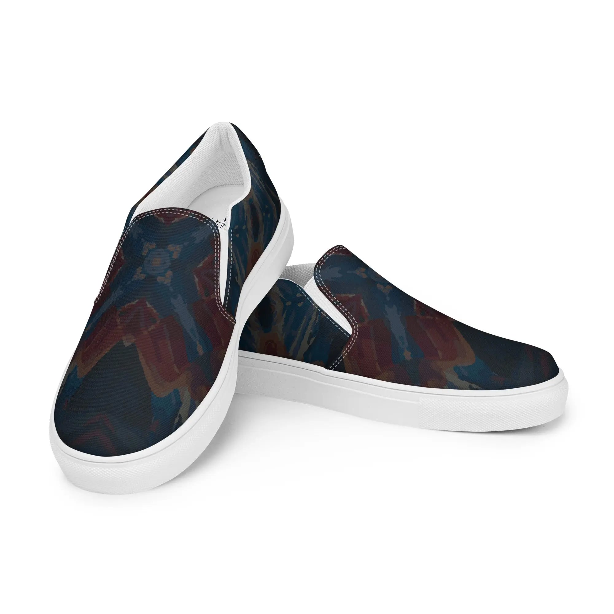 Mens slip-on canvas shoes GeorgeKenny Design