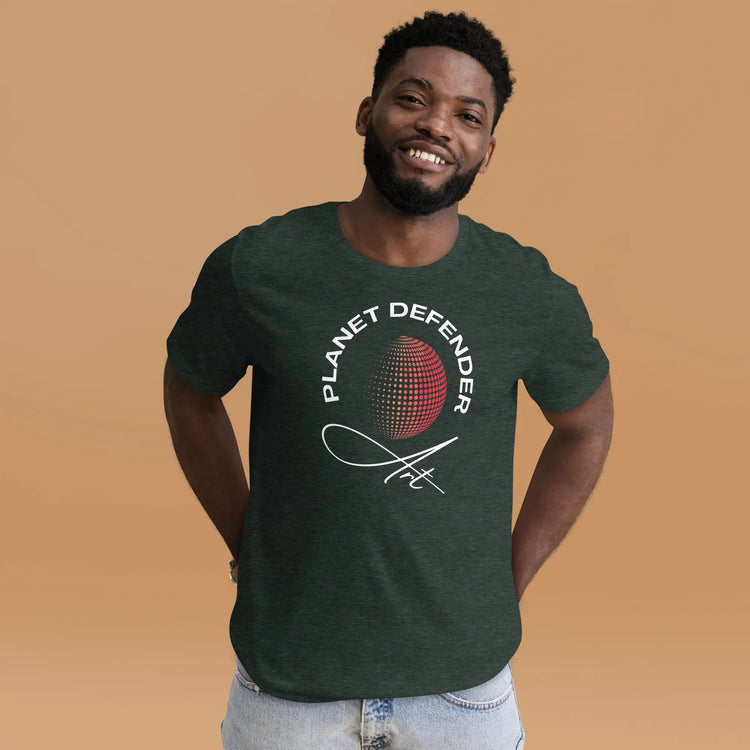 Planet Defender | Soft ring-spun cotton T-shirt GeorgeKenny Design