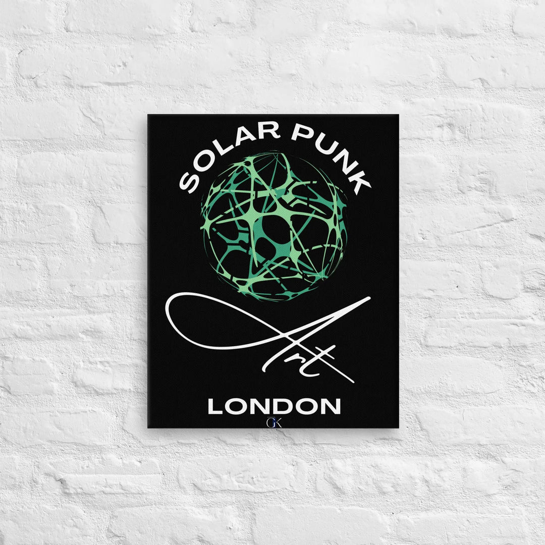 Solar Punk | Thin canvas | Climate Action Eco-Art GeorgeKenny Design