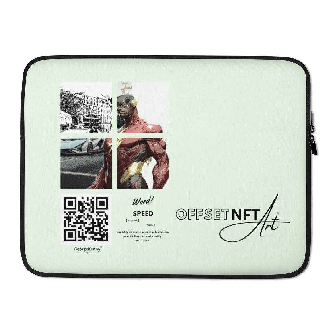 Speed | Word Art | Laptop Sleeve GeorgeKenny Design
