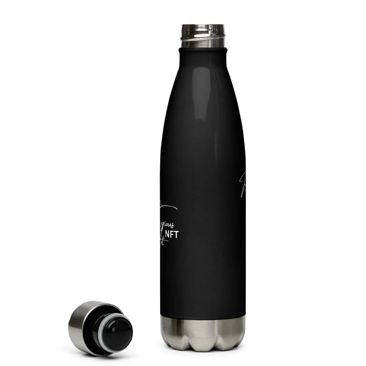 Stainless Steel Water Bottle | Black GeorgeKenny Design
