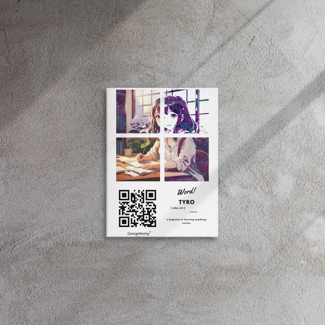 Tyro | Word Art | Thin canvas GeorgeKenny Design