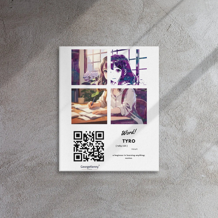 Tyro | Word Art | Thin canvas GeorgeKenny Design