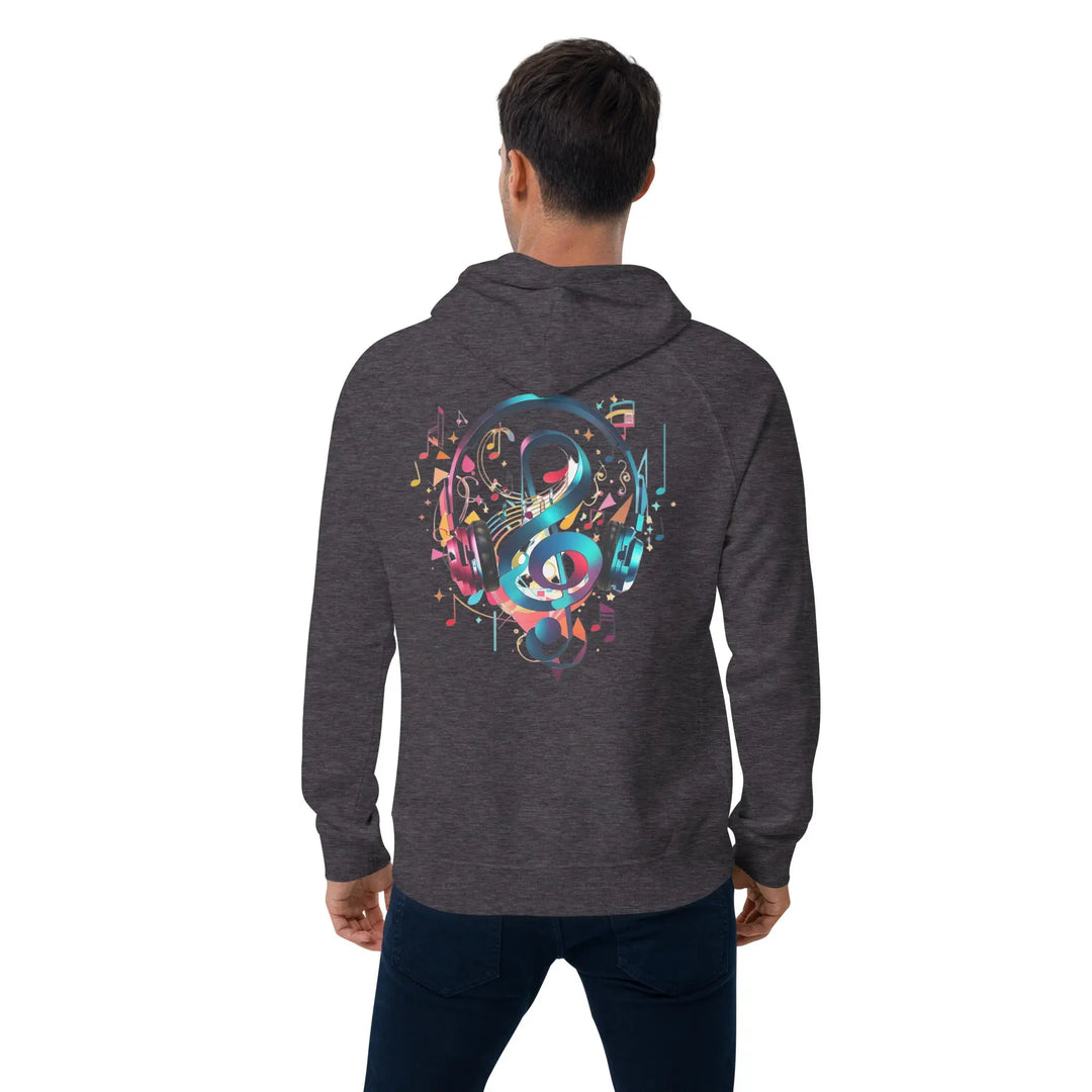 Unisex eco raglan hoodie GeorgeKenny Design