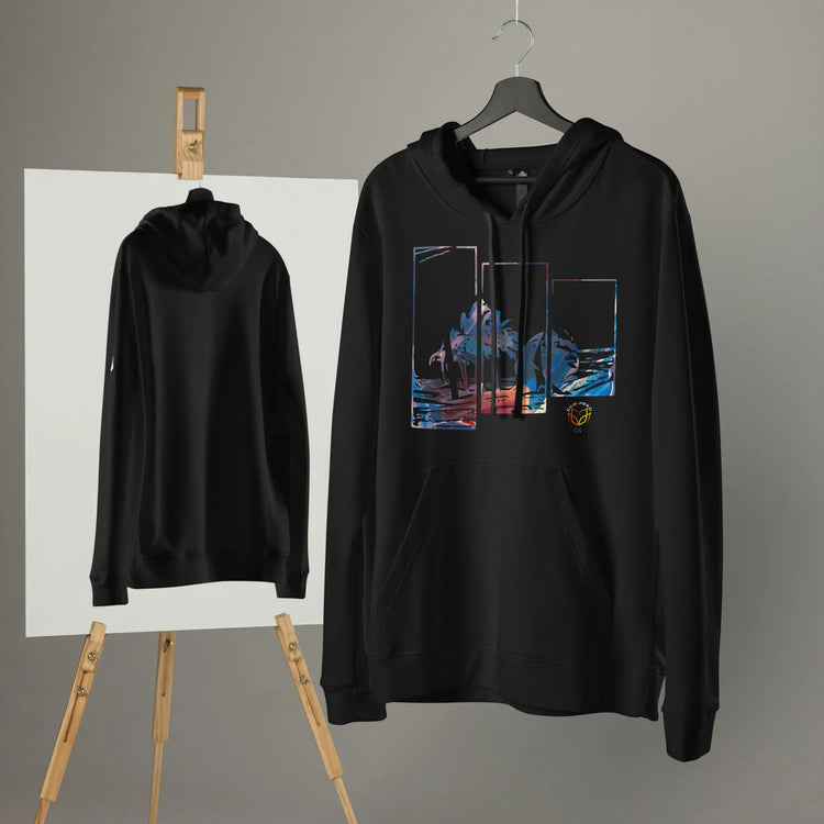 adidas fleece hoodie | Eco Hero Sphinx GeorgeKenny Design