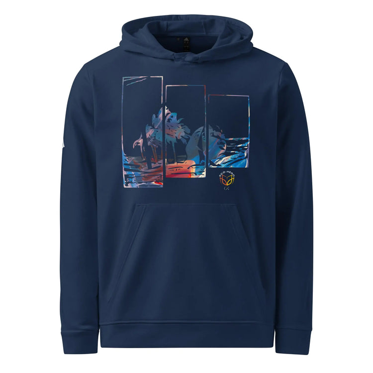 adidas fleece hoodie | Eco Hero Sphinx GeorgeKenny Design