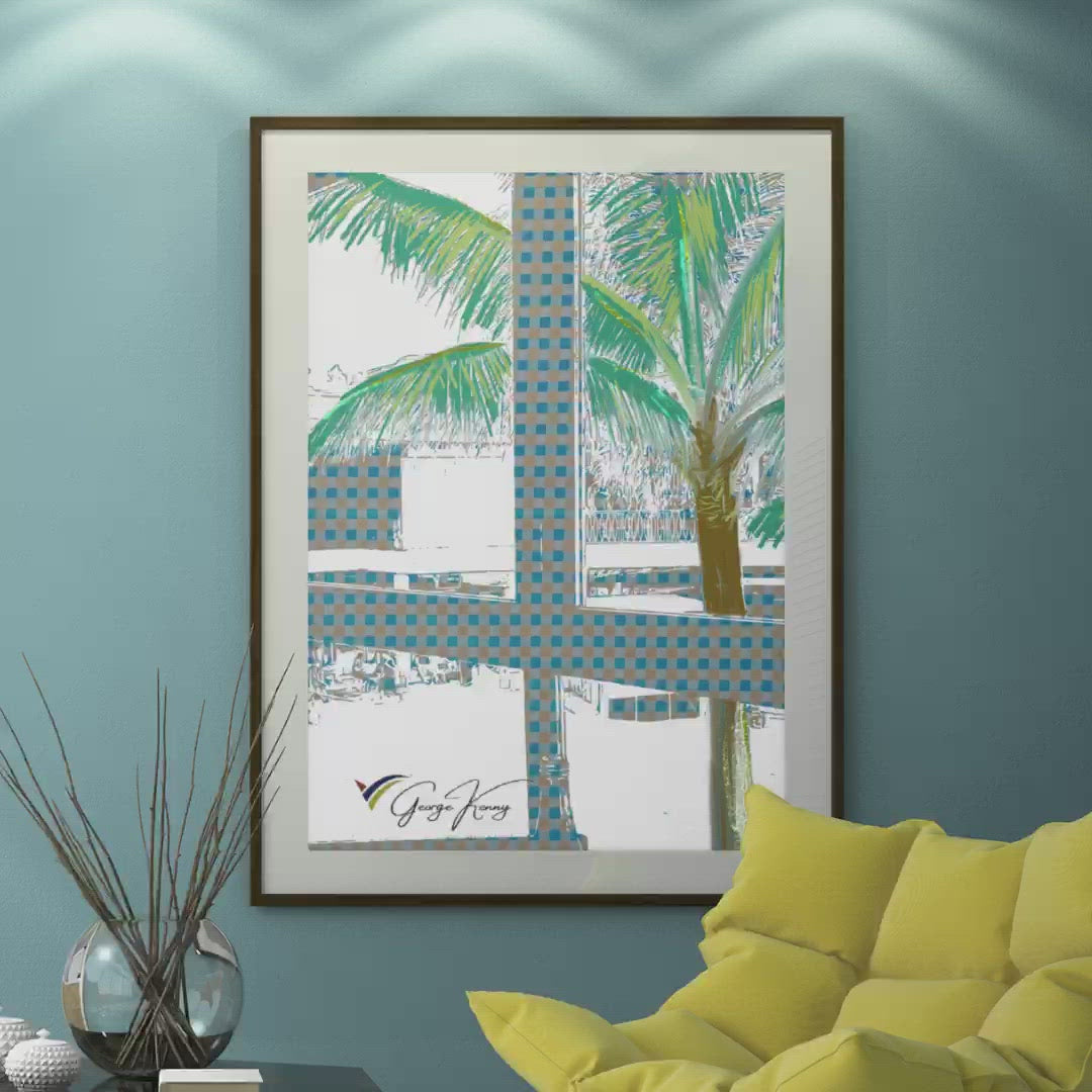 Gerahmter Portrait-Kunstdruck – personalisiert