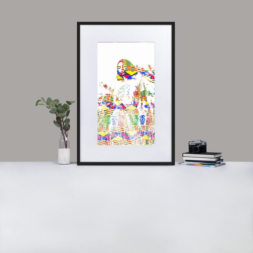 Field of Dreams - Framed Print with Mat - African Inspired - GeorgeKenny Design