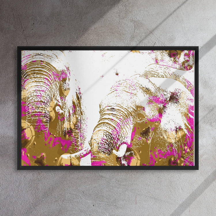 Framed canvas Print - Landscape NFT Art - Personalised GeorgeKenny Design