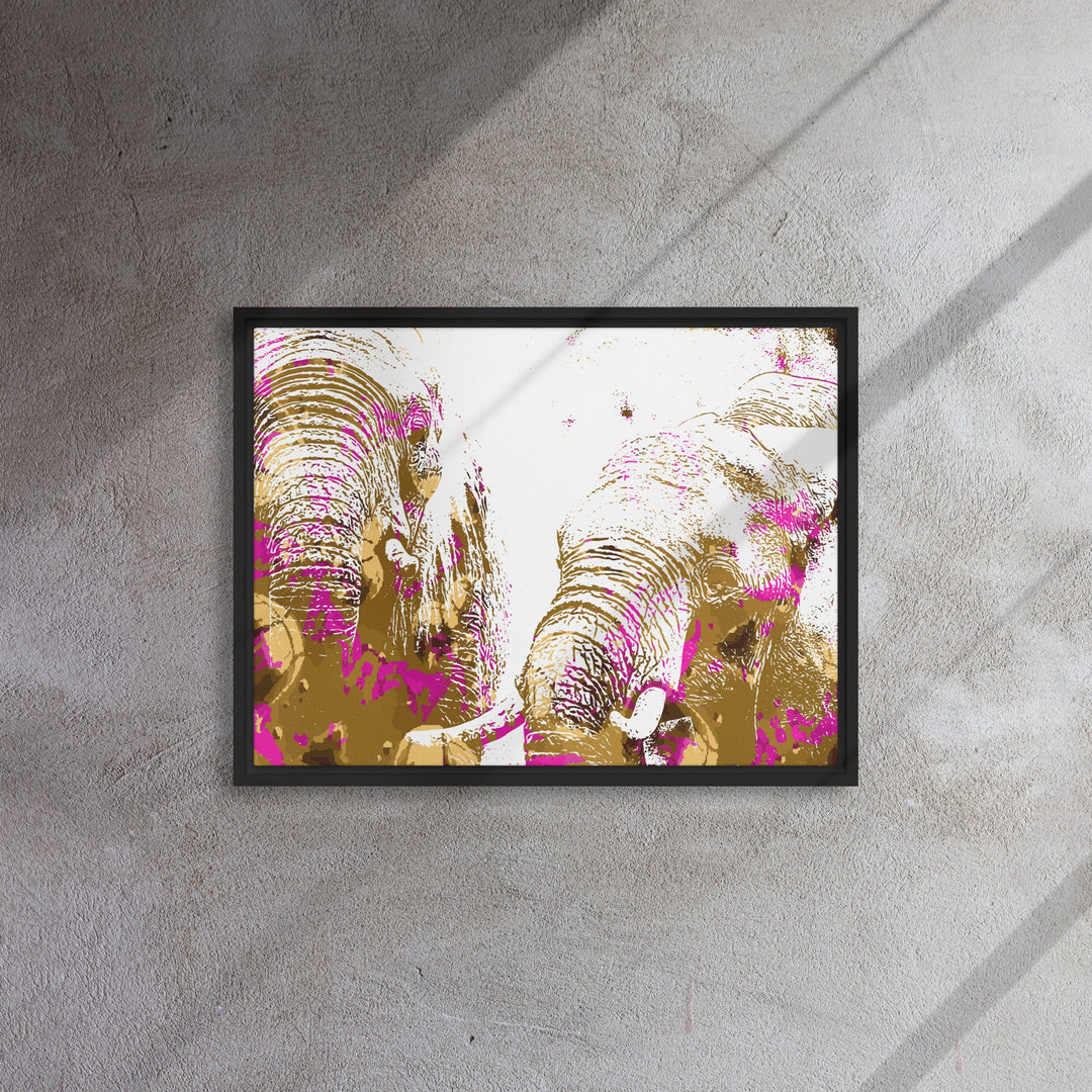 Framed canvas Print - Landscape NFT Art - Personalised GeorgeKenny Design