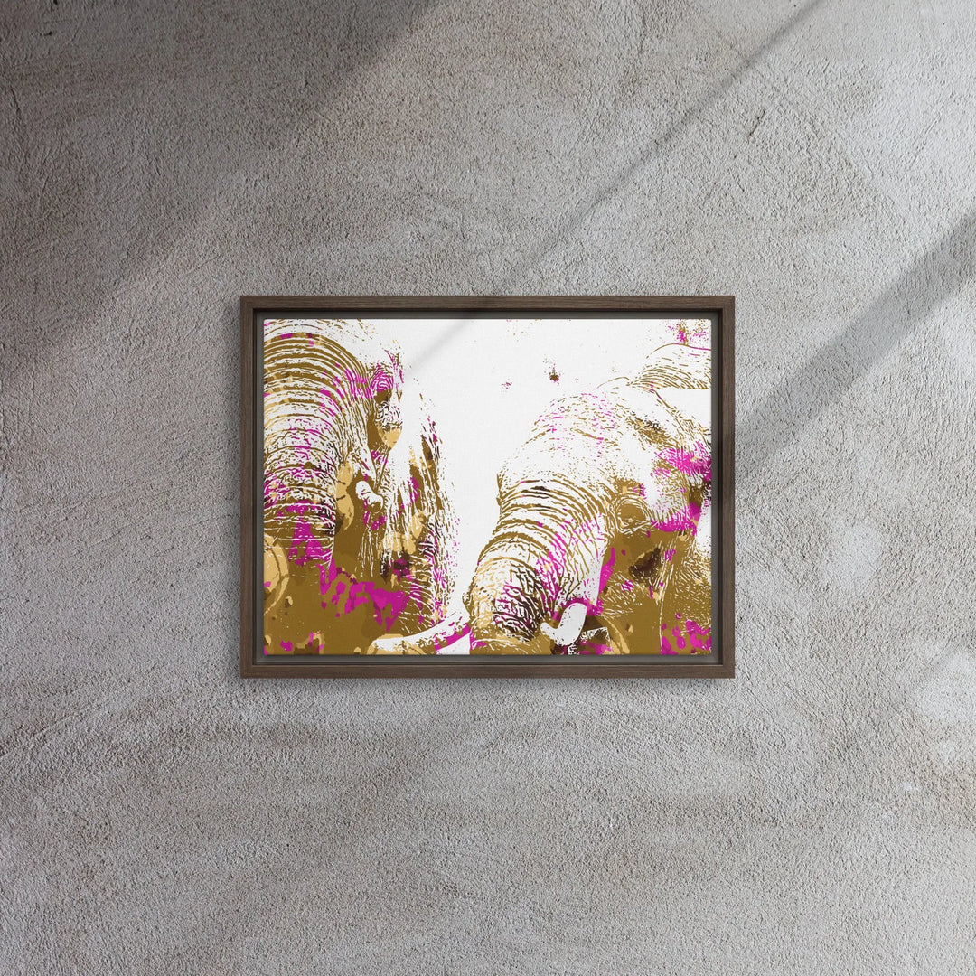 Framed canvas Print - Landscape NFT Art - Personalised GeorgeKenny Design