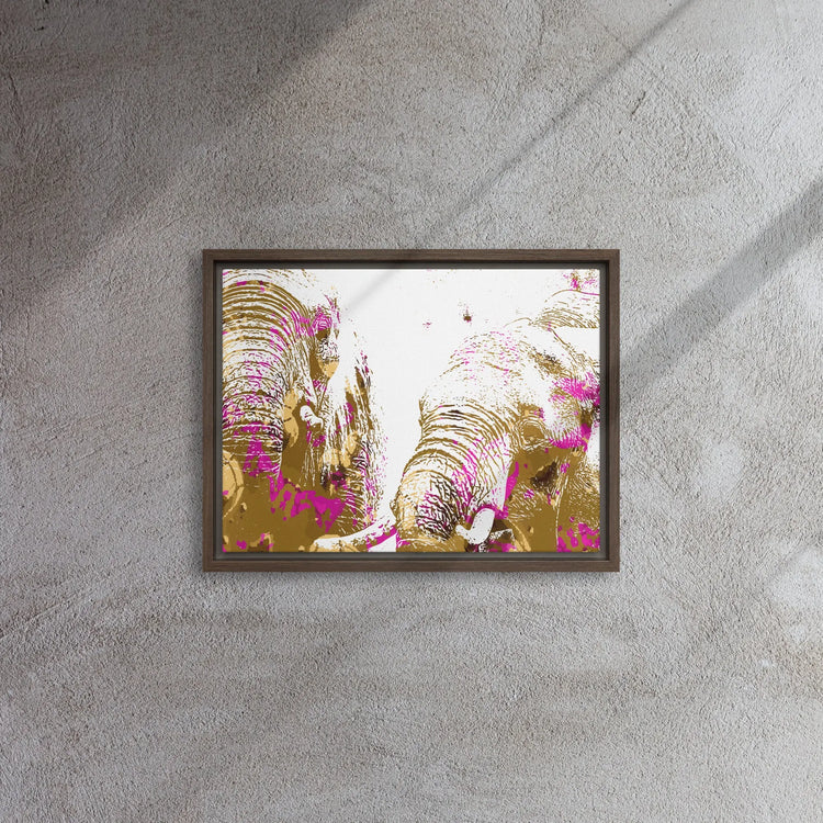 Framed canvas Print - Landscape NFT Art - Personalised GeorgeKenny Design