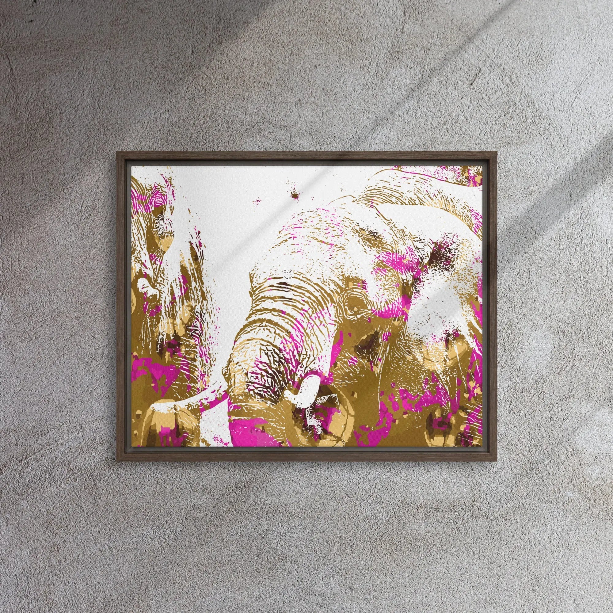 Framed canvas Print - Landscape NFT Art - Personalised GeorgeKenny Design