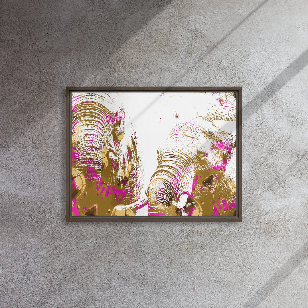 Framed canvas Print - Landscape NFT Art - Personalised GeorgeKenny Design