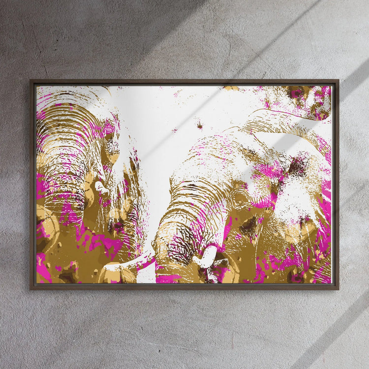 Framed canvas Print - Landscape NFT Art - Personalised GeorgeKenny Design