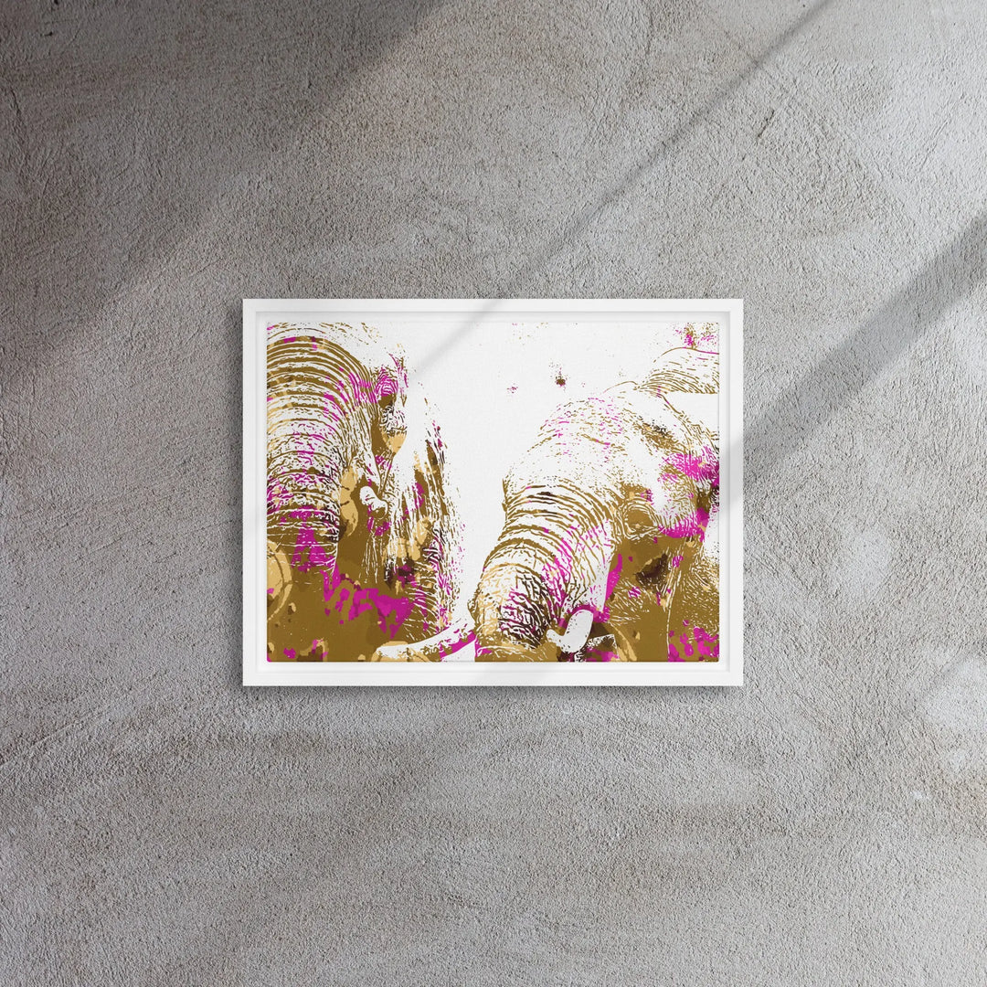 Framed canvas Print - Landscape NFT Art - Personalised GeorgeKenny Design