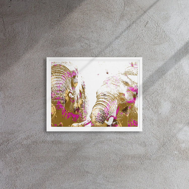 Framed canvas Print - Landscape NFT Art - Personalised GeorgeKenny Design