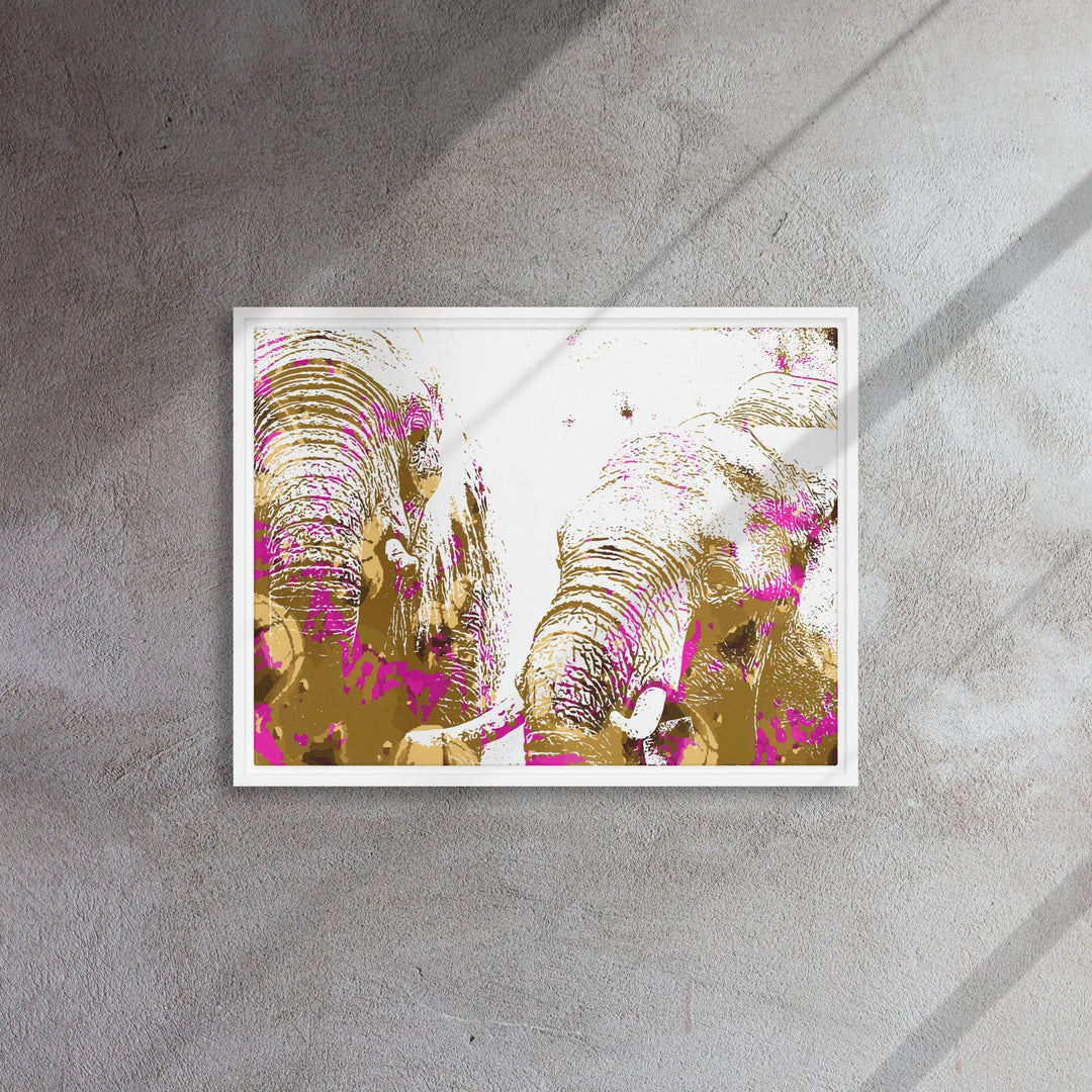 Framed canvas Print - Landscape NFT Art - Personalised GeorgeKenny Design