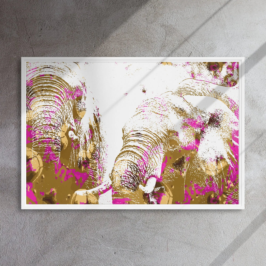 Framed canvas Print - Landscape NFT Art - Personalised GeorgeKenny Design