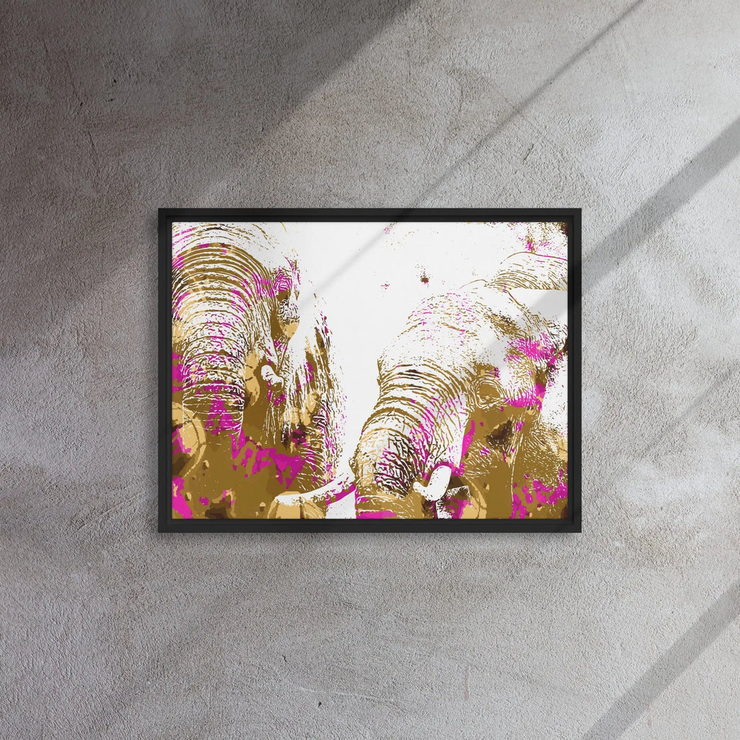 Framed canvas Print - Landscape NFT Art - Personalised GeorgeKenny Design