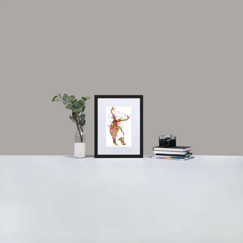 Inner Animal Essence - Deer Me - Framed Print with Mat - BP6 - GeorgeKenny Design