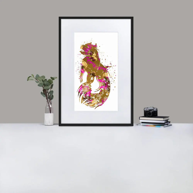 Inner Animal Essence - Fun-Loving  - Framed Print with Mat - BP6 - GeorgeKenny Design