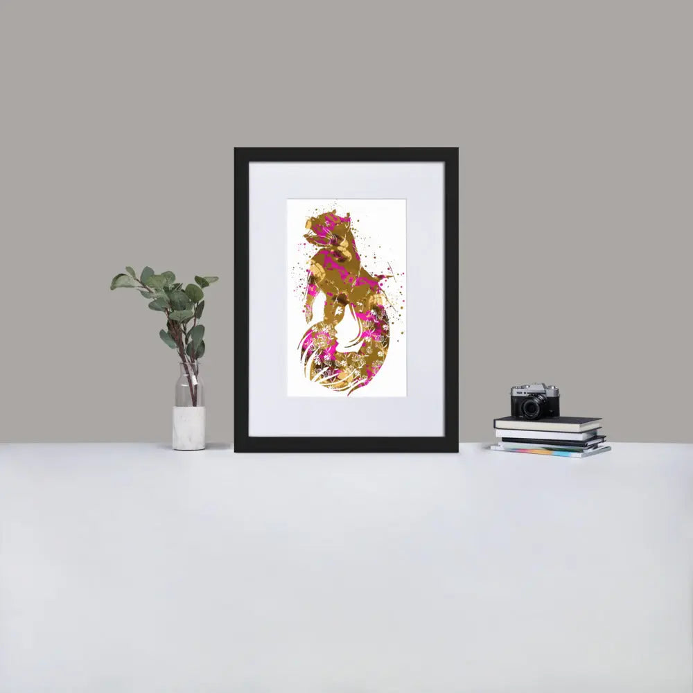 Inner Animal Essence - Fun-Loving  - Framed Print with Mat - BP6 - GeorgeKenny Design
