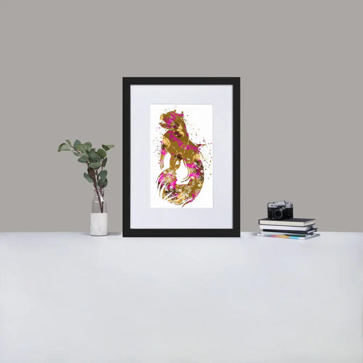 Inner Animal Essence - Fun-Loving  - Framed Print with Mat - BP6 - GeorgeKenny Design