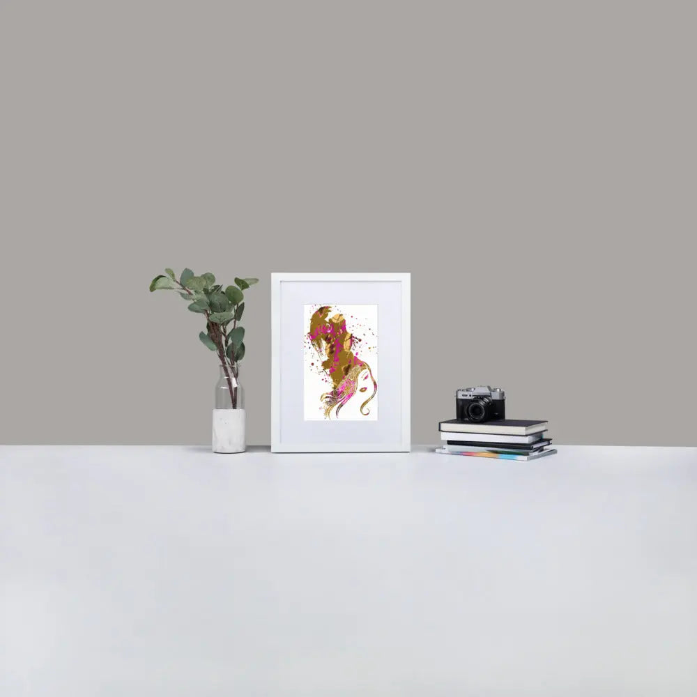 Inner Animal Essence - Gorilla - Framed Print with Mat - BP6 - GeorgeKenny Design