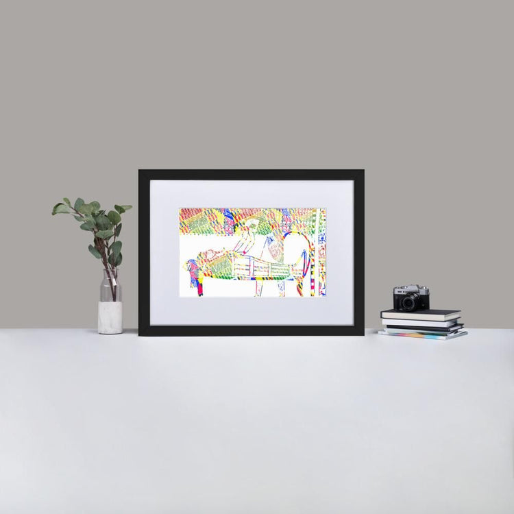 Life after Death Ancient Egypt - Framed Print With Mat - African Inspired - GeorgeKenny Design