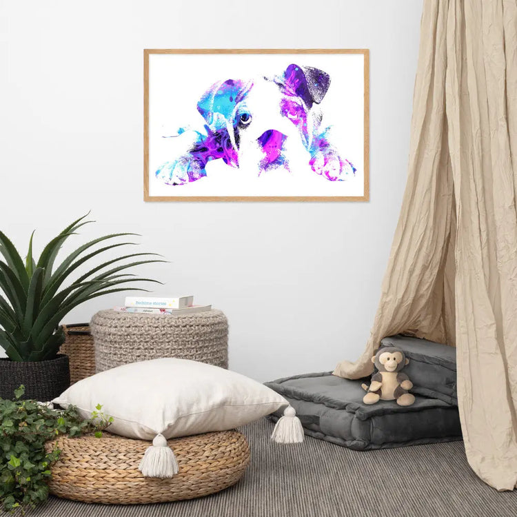 Personalised - Oak Landscape Art Print - GeorgeKenny Design