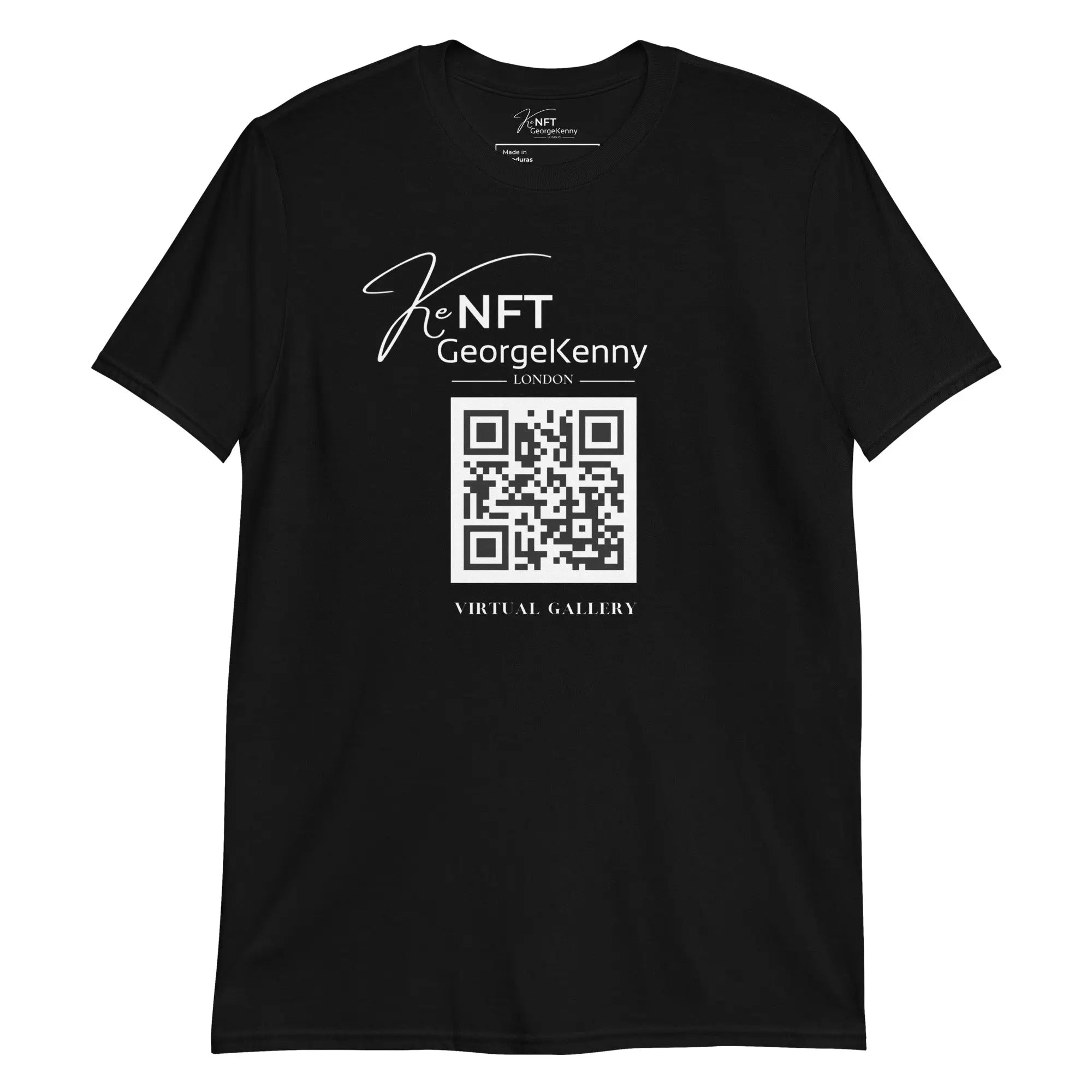 Unisex T-Shirt Virtual Exhibition | QR Logo GeorgeKenny Design