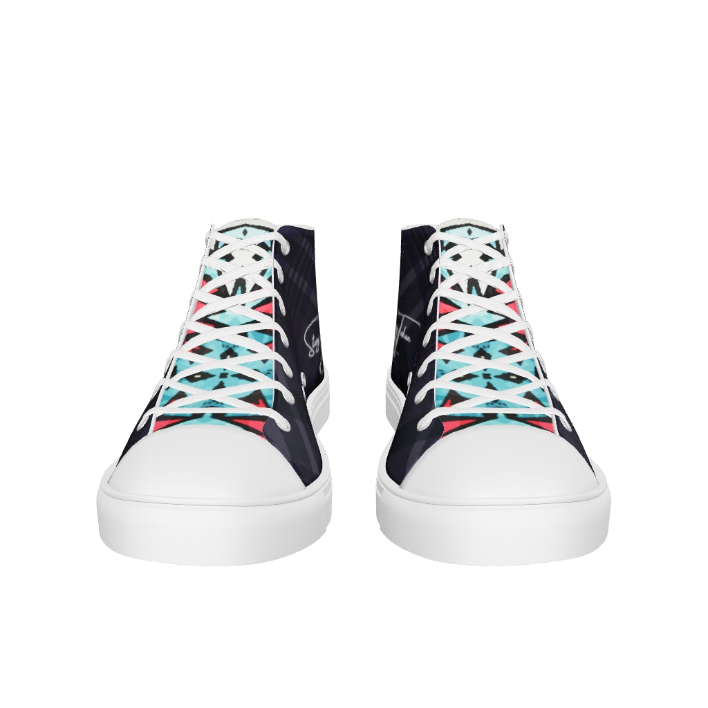 Women’s high top canvas shoes