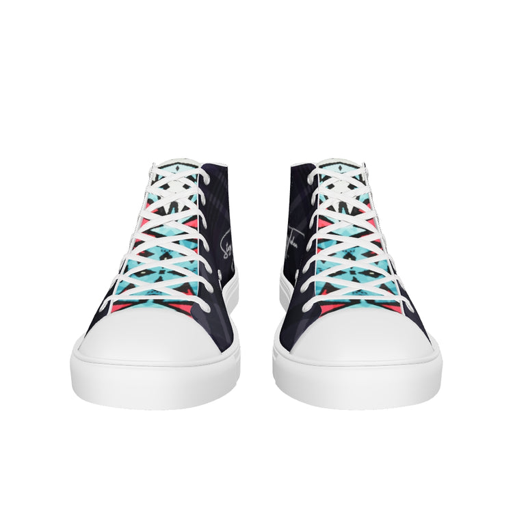 Women’s high top canvas shoes