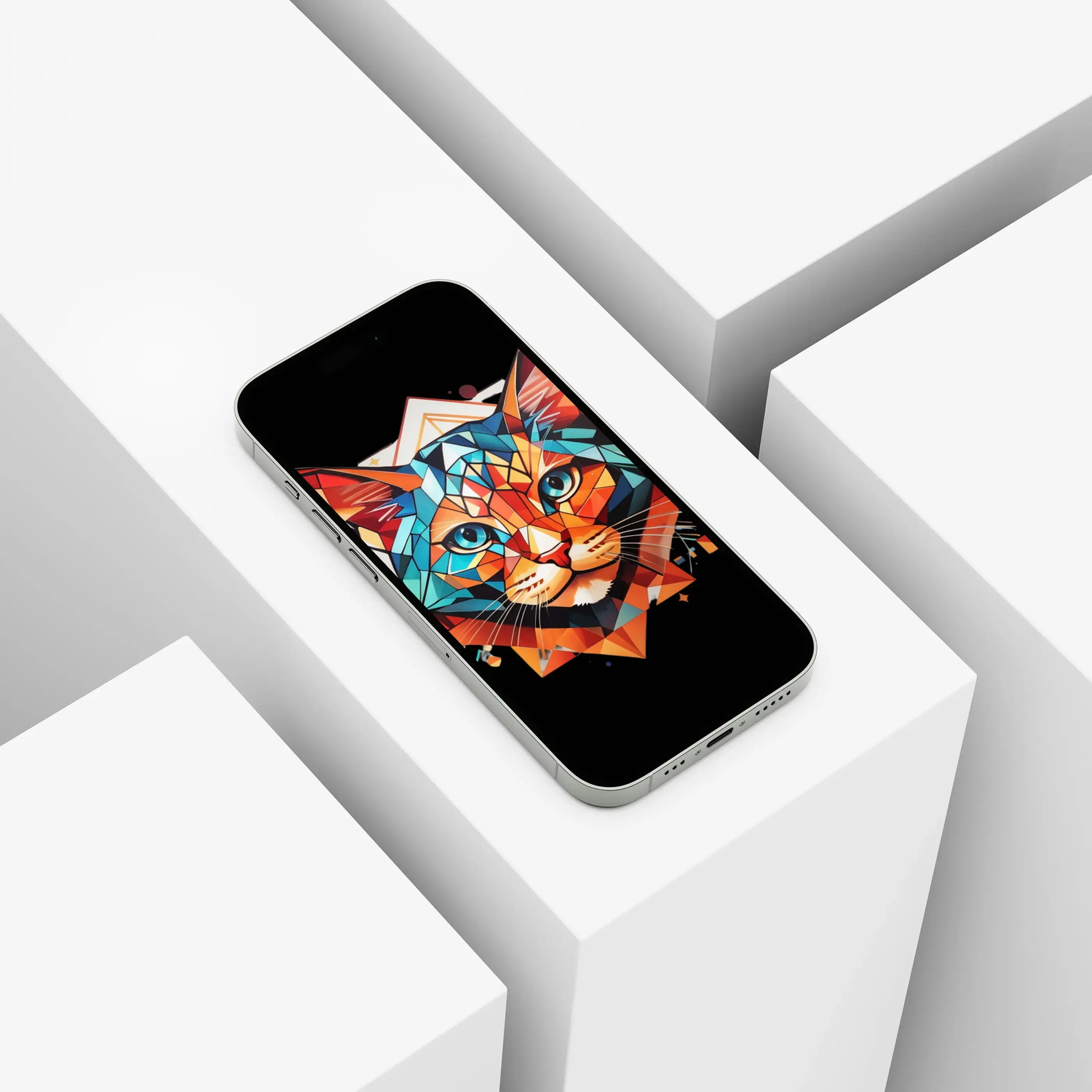 1 Art |  1 Tree | Geometric Tiger GeorgeKenny Design