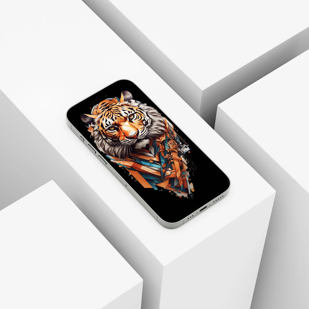 1 Art |  1 Tree | Geometric Tiger GeorgeKenny Design